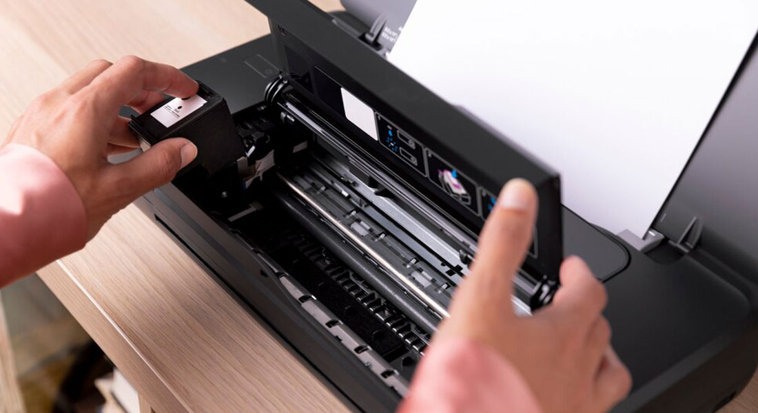 change-ribon-printer